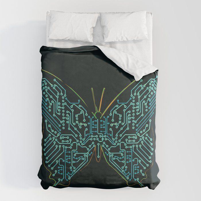 Mechanical Butterfly Duvet Cover Gallery Image 1