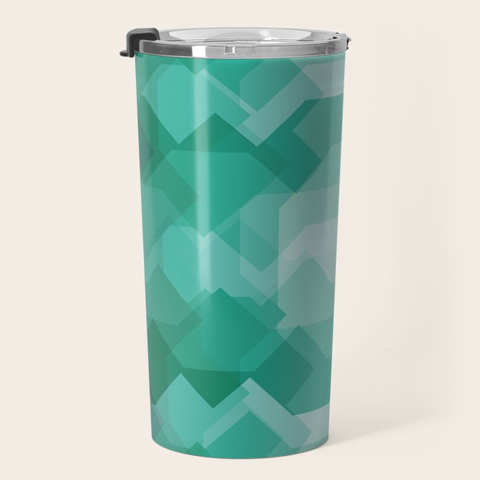Emerald gem stone Travel Mug Gallery Image 3