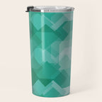 Emerald gem stone Travel Mug Gallery Image 3