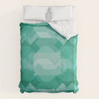 Emerald gem stone Duvet Cover Gallery Image 6
