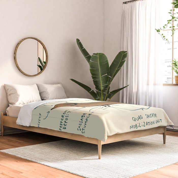 Anatomy of a Dachshund Comforter Gallery Image 2