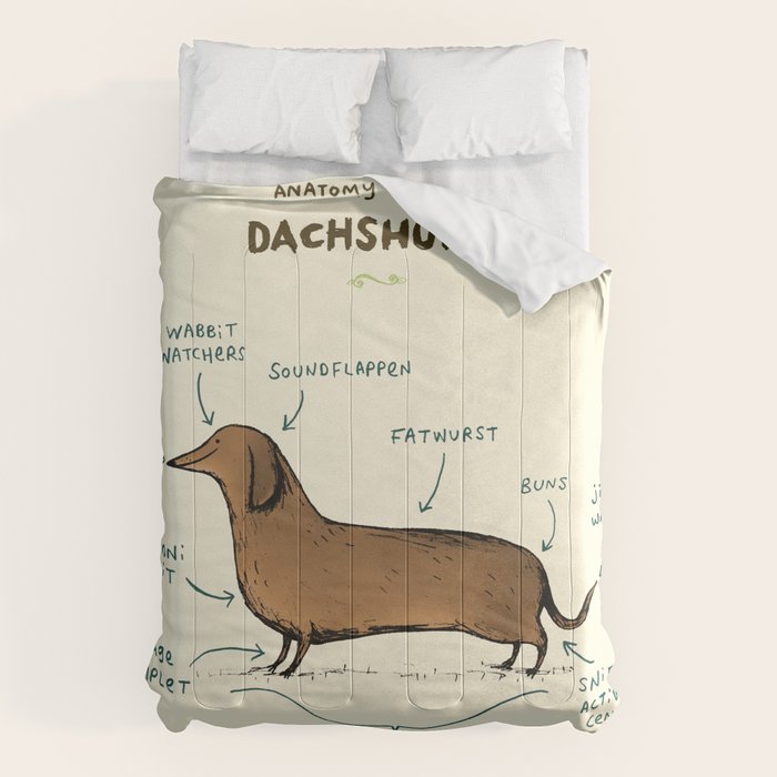 Anatomy of a Dachshund Comforter Gallery Image 6
