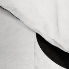 Mid Century Modern Black and White Piquet Abstract Pattern Comforter Gallery Image 4