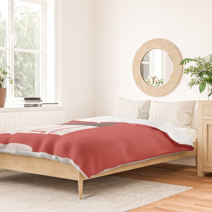 Mark the cat goes to Paris Duvet Cover Gallery Image 2