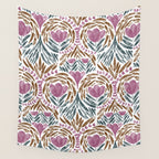 Floral Rhythm Botanic Wall Tapestry Gallery Image 4