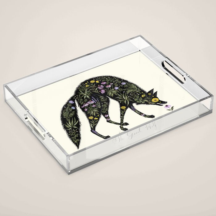 The Good Wolf Acrylic Tray Gallery Image 1