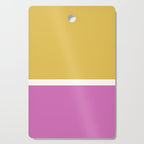 Color Block II Yellow Pink Cutting Board Gallery Image 1