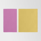 Color Block II Yellow Pink Rug Gallery Image 2