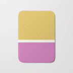 Color Block II Yellow Pink Bath Mat Gallery Image 1