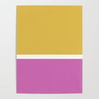 Color Block II Yellow Pink Poster Gallery Image 4