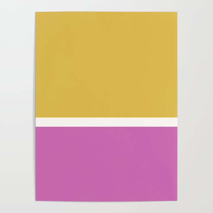 Color Block II Yellow Pink Poster Gallery Image 4