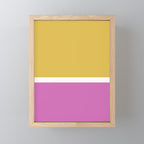 Color Block II Yellow Pink Mini Art Print Gallery Image 1