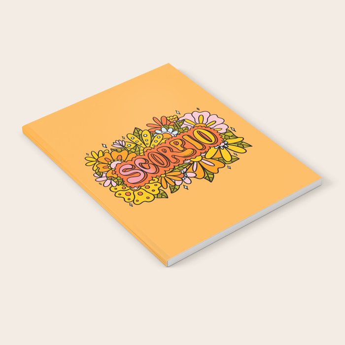 Scorpio Flowers Notebook Gallery Image 2