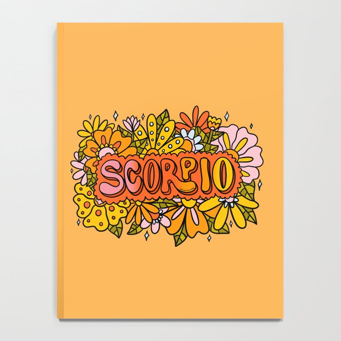 Scorpio Flowers Notebook Gallery Image 4