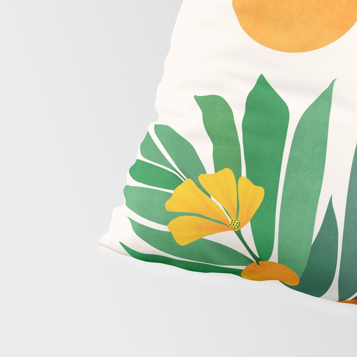Summer's End With Oranges Pillow Sham Gallery Image 4