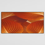 Leaves in Terracotta Color #decor #society6 #buyart Desk Mat Gallery Image 3