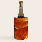 Leaves in Terracotta Color #decor #society6 #buyart Wine Chiller Gallery Image 3