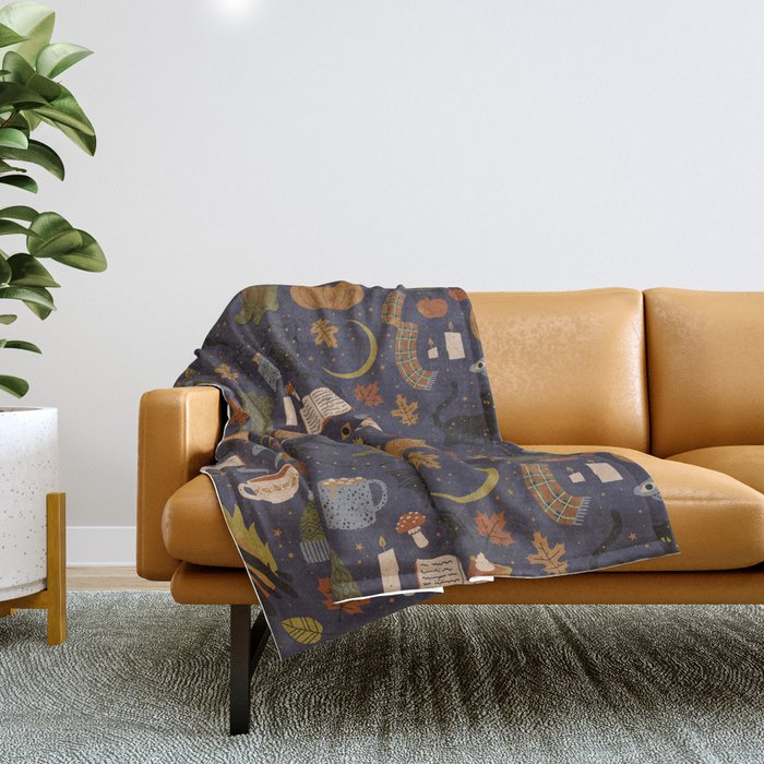 Autumn Nights Throw Blanket Gallery Image 1