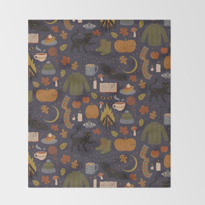 Autumn Nights Throw Blanket Gallery Image 2