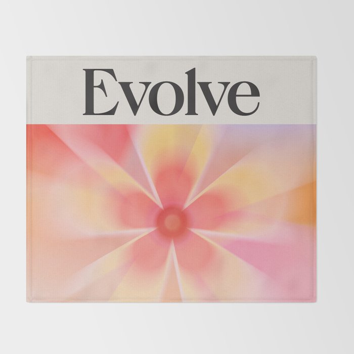 Evolve: Gradient Series 02 Throw Blanket Gallery Image 2