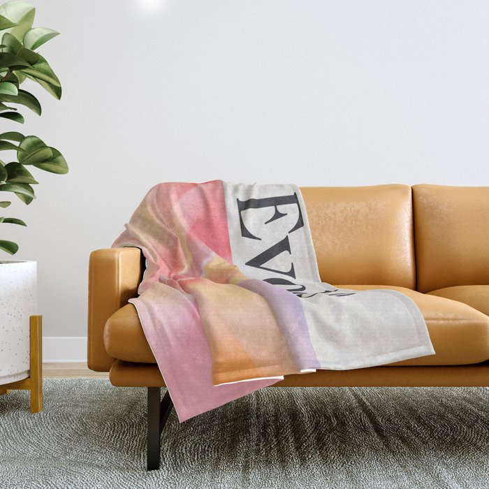 Evolve: Gradient Series 02 Throw Blanket Gallery Image 1