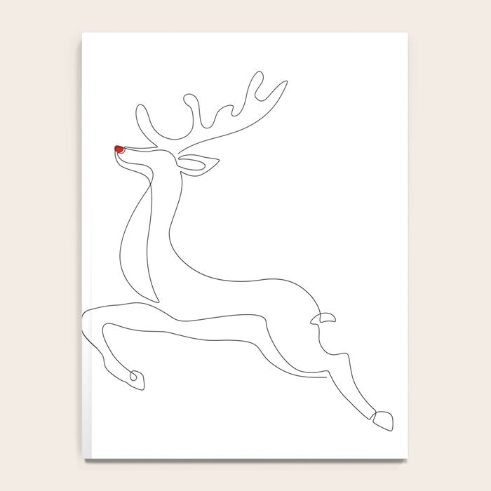 Red Nose Reindeer Notebook Gallery Image 4