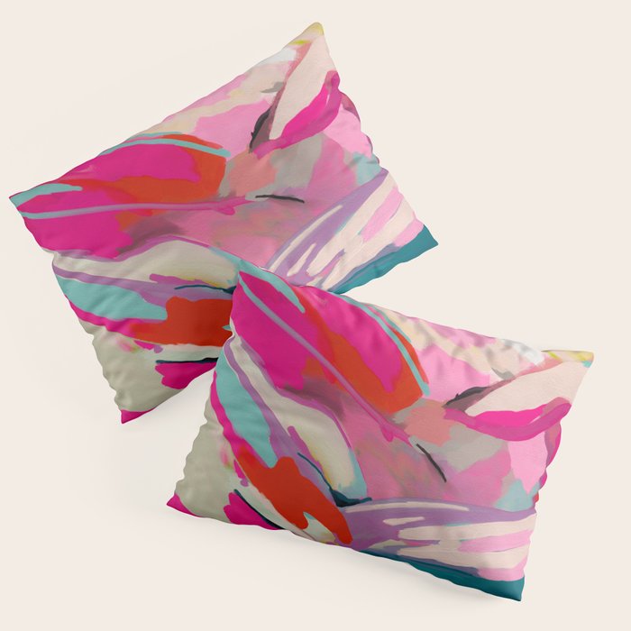 pink landscape Pillow Sham Gallery Image 3