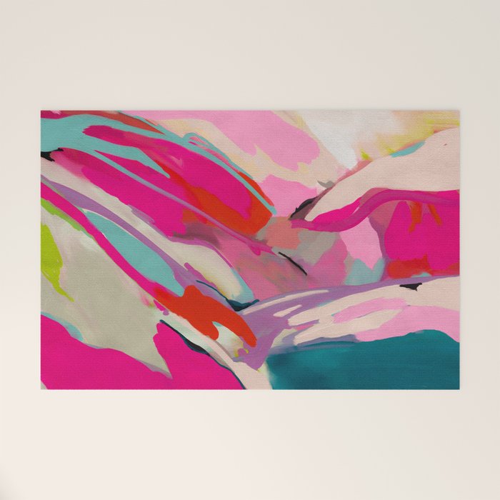 pink landscape Welcome Mat Gallery Image 1