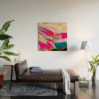 pink landscape Wood Wall Art Gallery Image 2