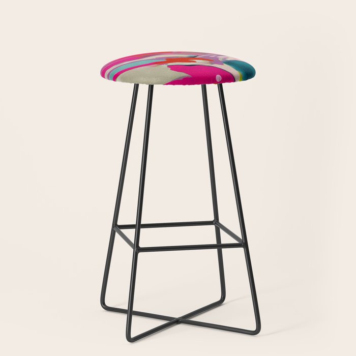 pink landscape Stool Gallery Image 1
