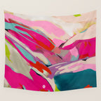 pink landscape Wall Tapestry Gallery Image 4