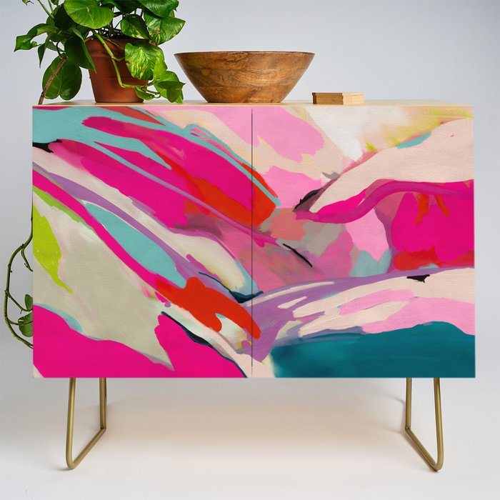 pink landscape Credenza Gallery Image 1