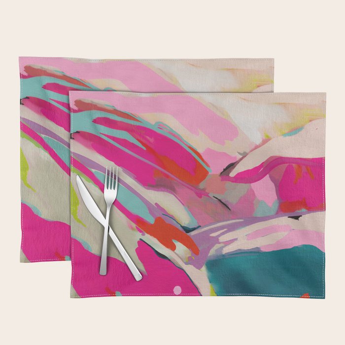 pink landscape Placemat Gallery Image 1