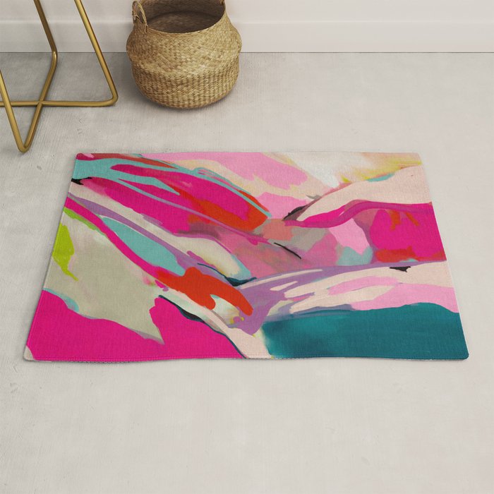 pink landscape Rug Gallery Image 1