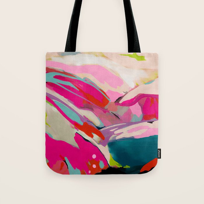pink landscape Tote Bag Gallery Image 1