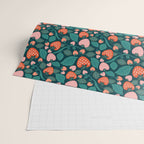 Strawberry Fields - Teal Green & Red Wrapping Paper Gallery Image 2