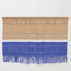 Color Block IX Peach Orange Blue Wall Hanging Gallery Image 1