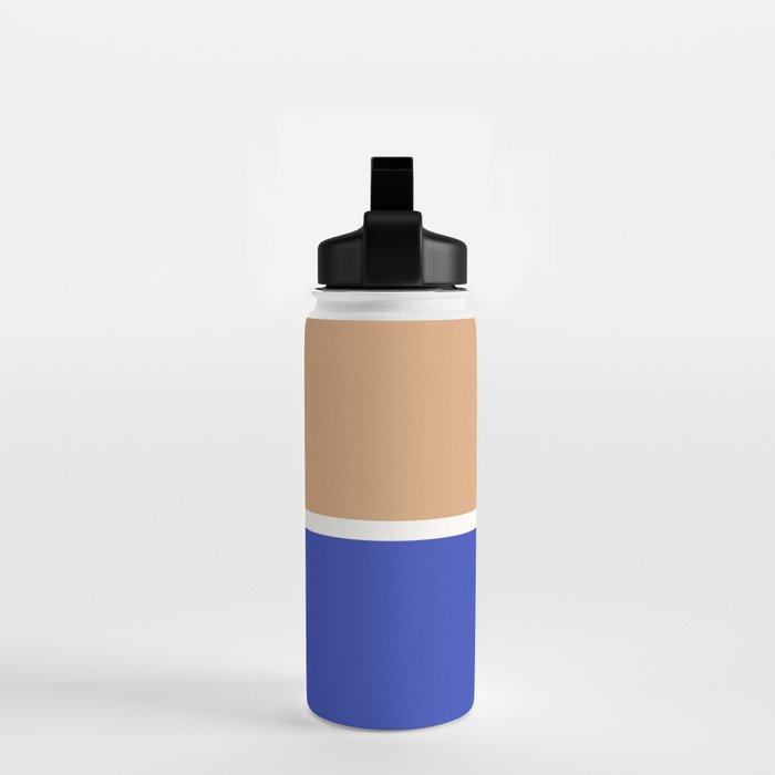 Color Block IX Peach Orange Blue Water Bottle Gallery Image 2
