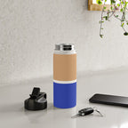 Color Block IX Peach Orange Blue Water Bottle Gallery Image 4