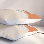Modern Pear Still Life Pillow Sham Gallery Image 3