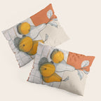 Modern Pear Still Life Pillow Sham Gallery Image 3