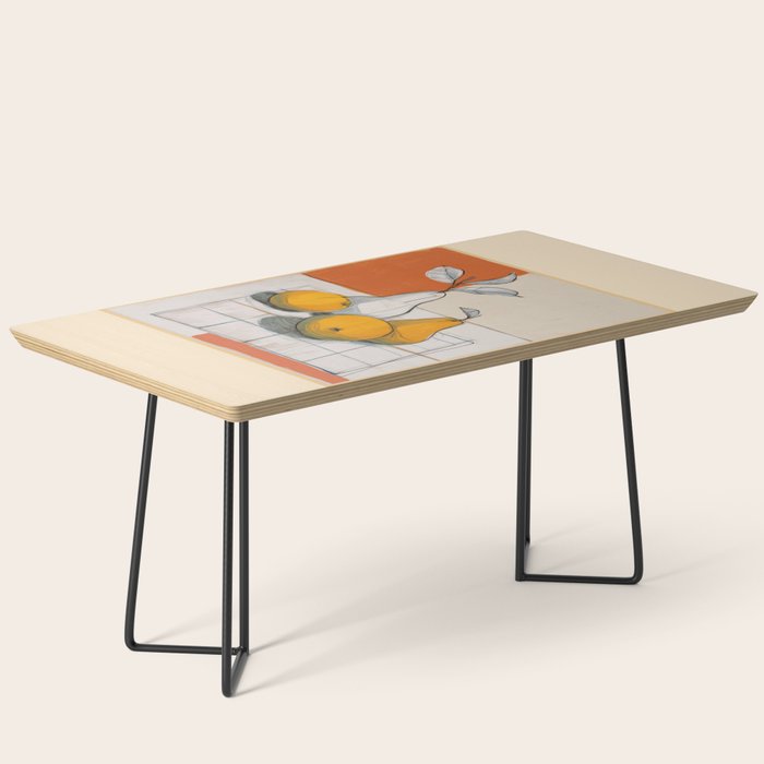 Modern Pear Still Life Coffee Table Gallery Image 1