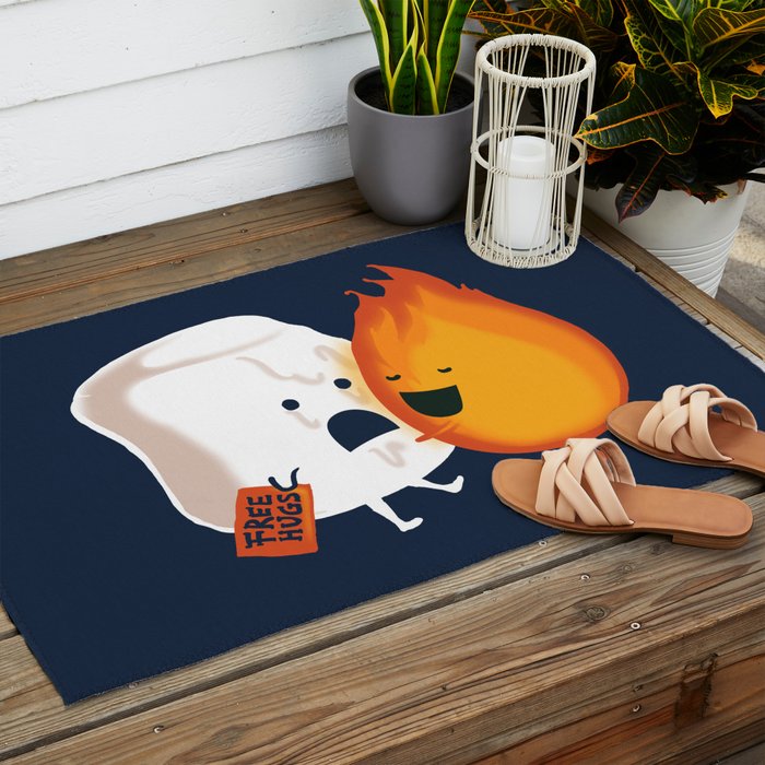Friendly Fire Outdoor Rug Gallery Image 2