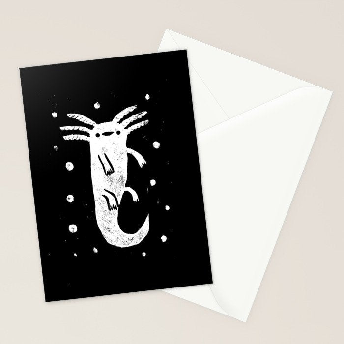 Axolotl Stationery Card Gallery Image 2