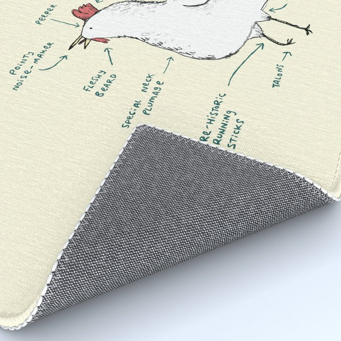 Anatomy of a Chicken Rug Gallery Image 4