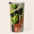 Abstract Modern Cactus 1 Travel Mug Gallery Image 3