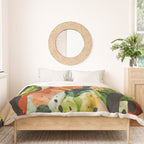 Abstract Modern Cactus 1 Duvet Cover Gallery Image 3