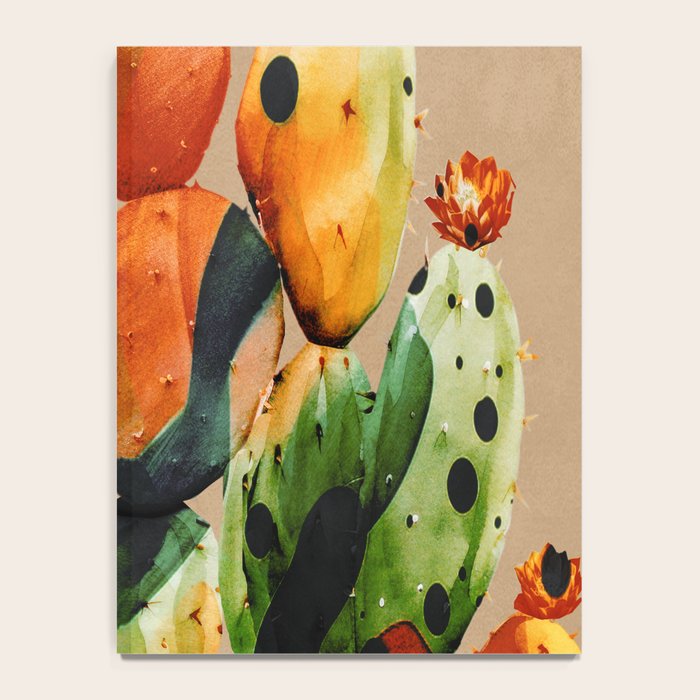 Abstract Modern Cactus 1 Notebook Gallery Image 4
