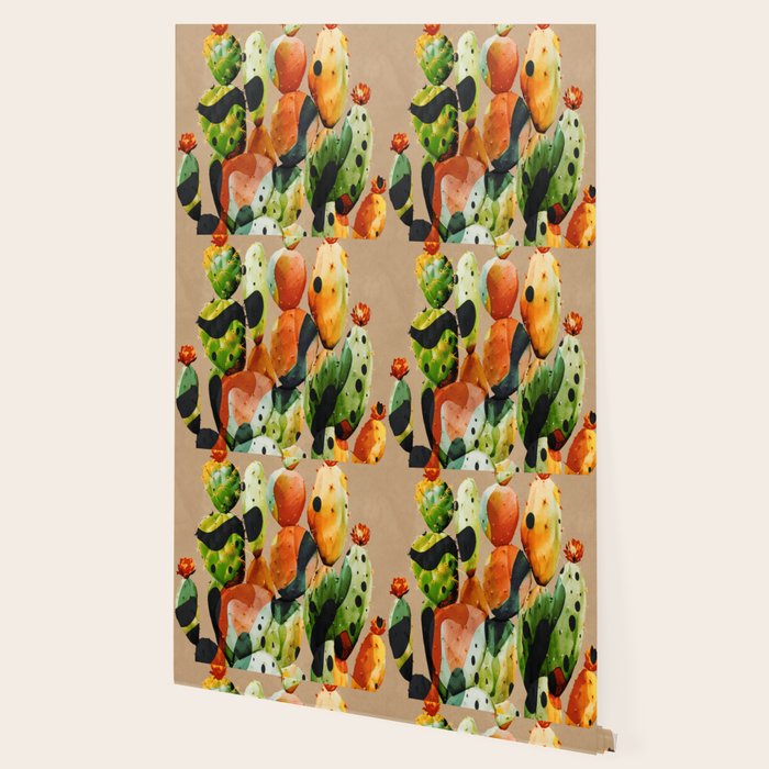 Abstract Modern Cactus 1 Wallpaper Gallery Image 2