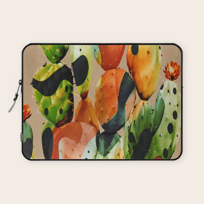 Abstract Modern Cactus 1 Laptop Sleeve Gallery Image 1